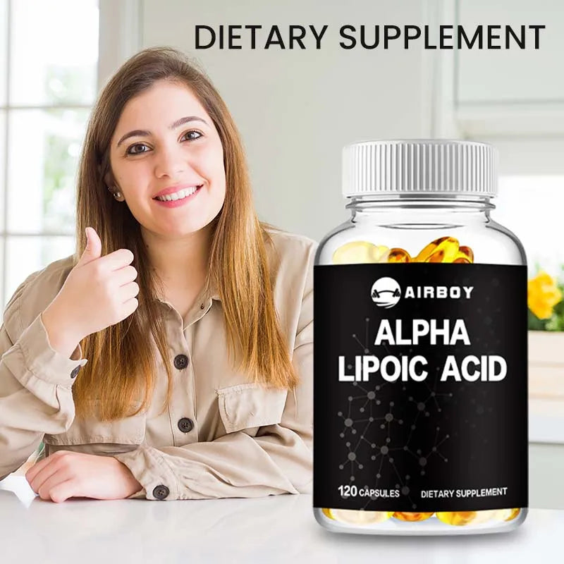 Alpha Lipoic Acid 600 Mg - Supports Antioxidant Health//Sugar Metabolism - GilloServ