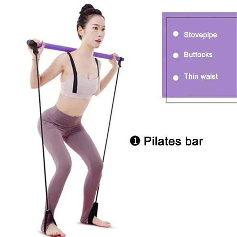 Rally Yoga Pilates Bar Pilates Rope Multifunctional Fitness