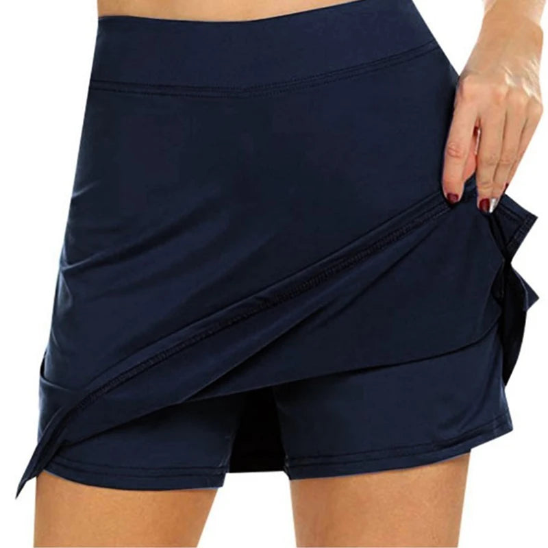 Women Sports Tennis Fitness Quick Drying Female Tennis Running SkIrt - GilloServ