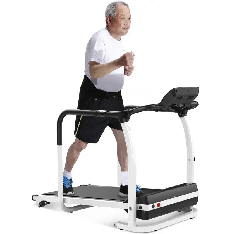 Upgrade Home Elderly Walking Machine Rehabilitation Treadmill For Home Fitness Exercise Limb Recovery Indoor Training Safety Tre - GilloServ