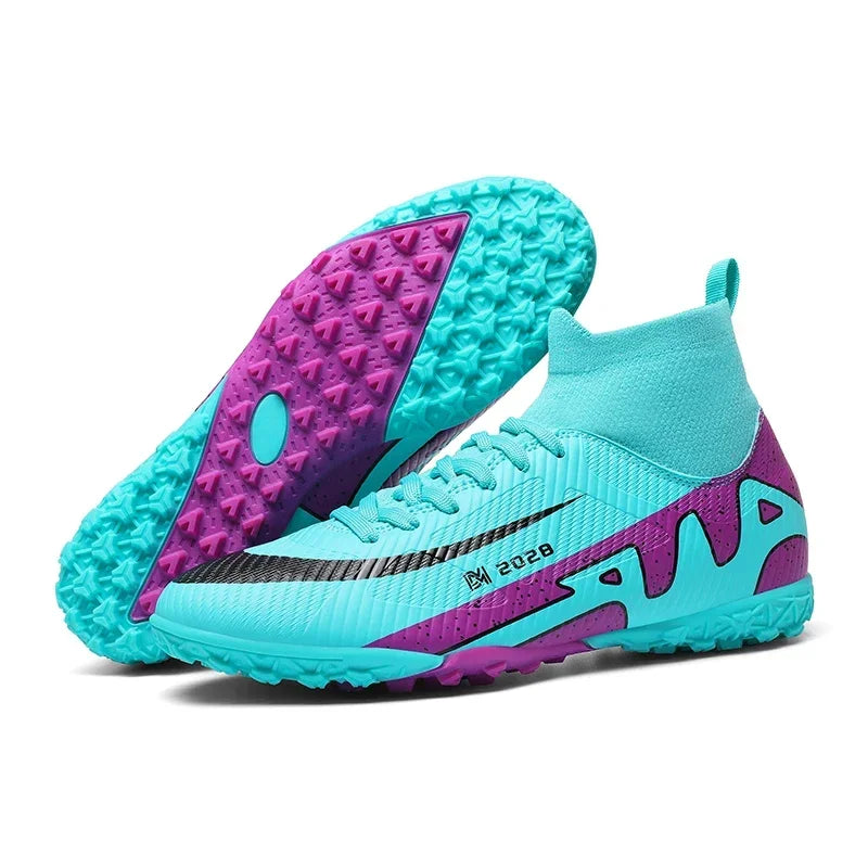 Best Quality New Ultralight Soccer Shoes//High Ankle Football Boots High-quality - GilloServ