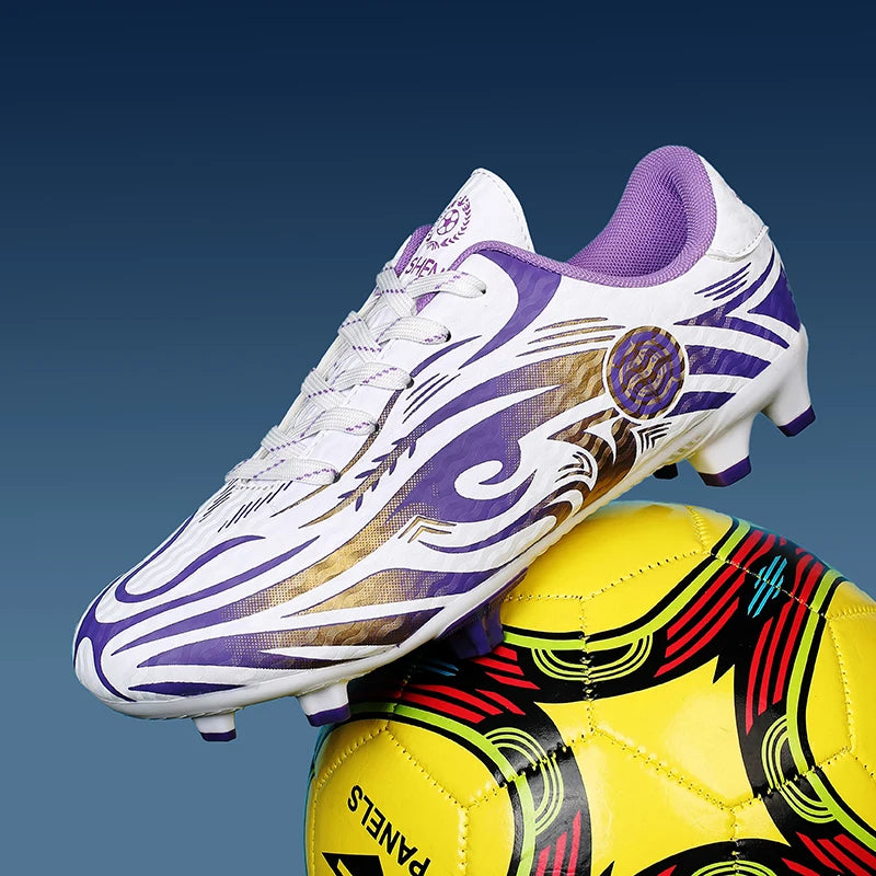 New Football Shoes Comfortable// Grass Training Football Field Boots//Non-Slip Soccer Shoes - GilloServ