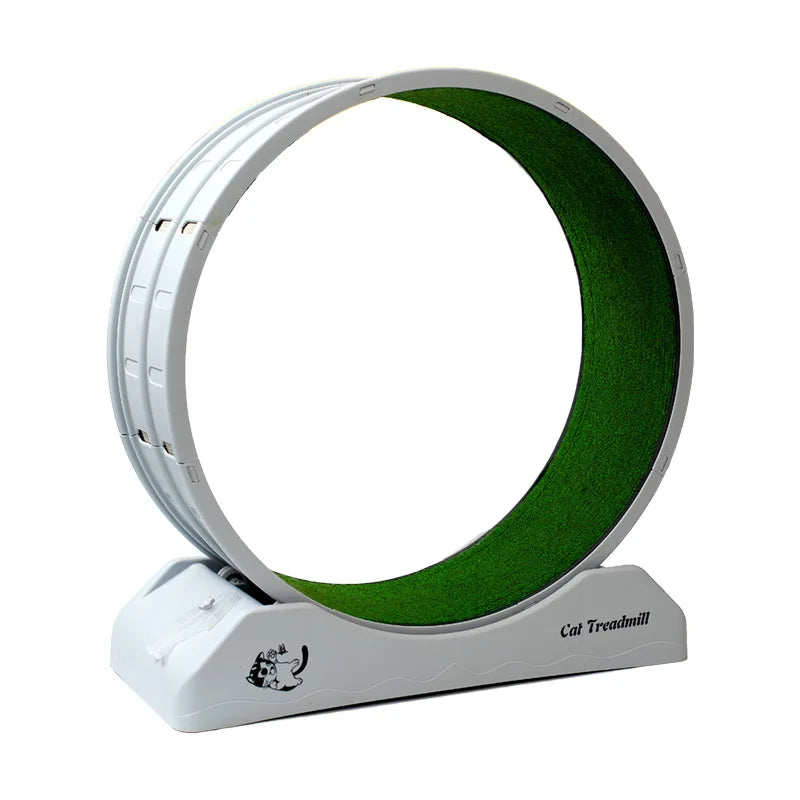 Cat Treadmill Fitness Exercise Indoor Pet Silent Roller Run Toy Detachable Weight Loss Kitty Train Runner Supplies - GilloServ