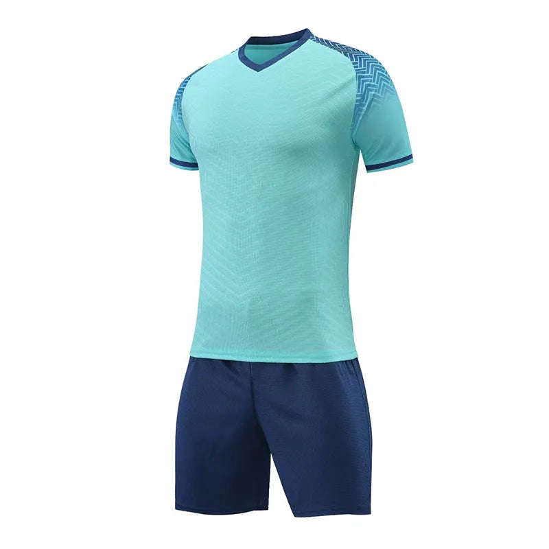 Blank Soccer Jersey Suit for Men/Kids