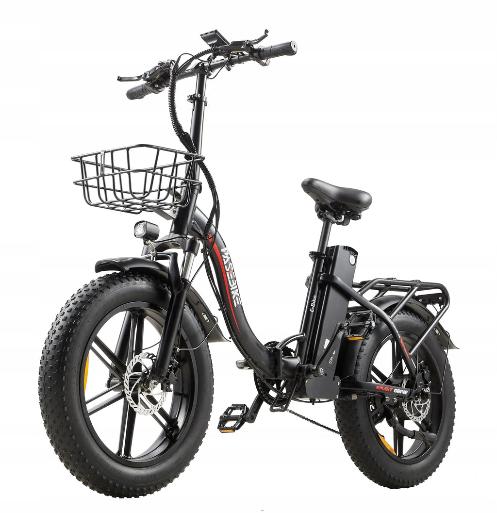 NEW BEST 20 Inch Fat Tire Ebike 750W Motor Battery Electric// Full Suspension //48V Best Mountain E Bike - GilloServ
