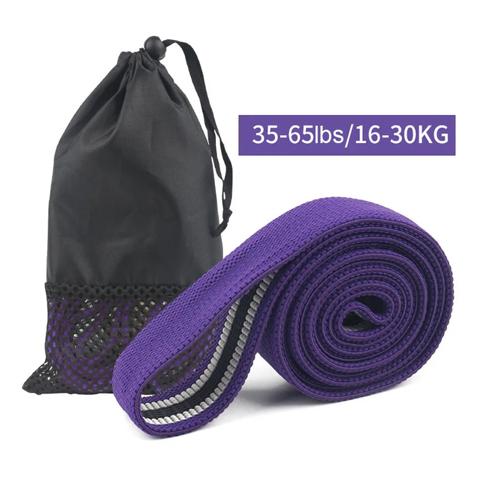 208 CM. Long Fabric Pull Up Assist Band Heavy Duty Exercise Stretch Yoga Bands - GilloServ