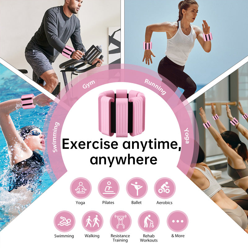 Weighted Wristbands Silicone Weight/Training/Yoga/Dance/Fitness