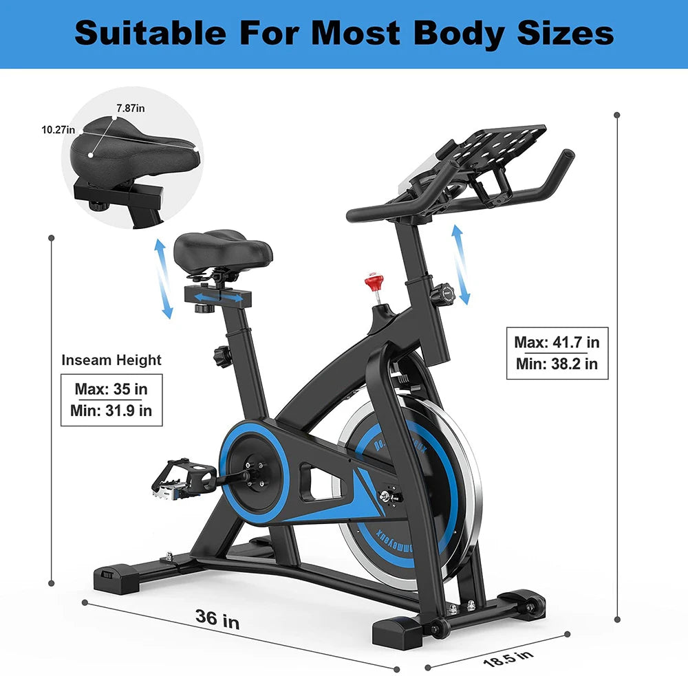 Workout Home Indoor Fitness Trainer Bike Foldable