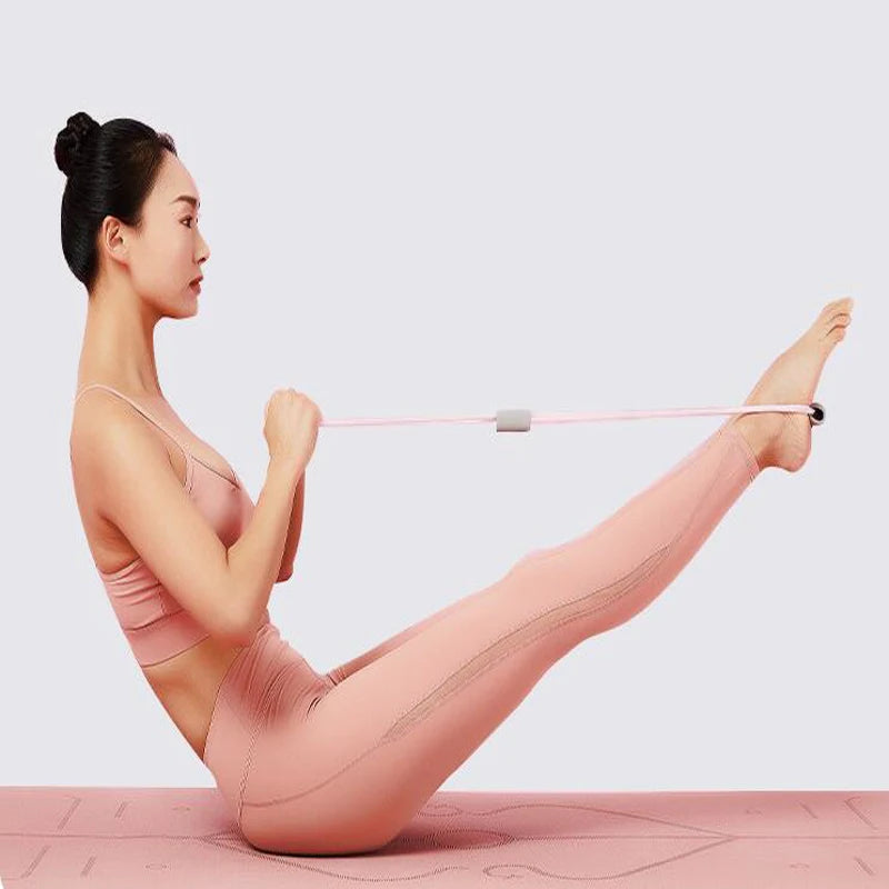 2pcs Fitness Resistance Bands Yoga Puller 8 Word Tension Back