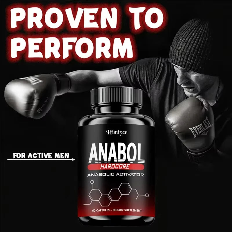 ANABOL Capsules - Men's Health Supplement, Protein Synthesis, Antioxidant, Improve Athletic Performance - GilloServ