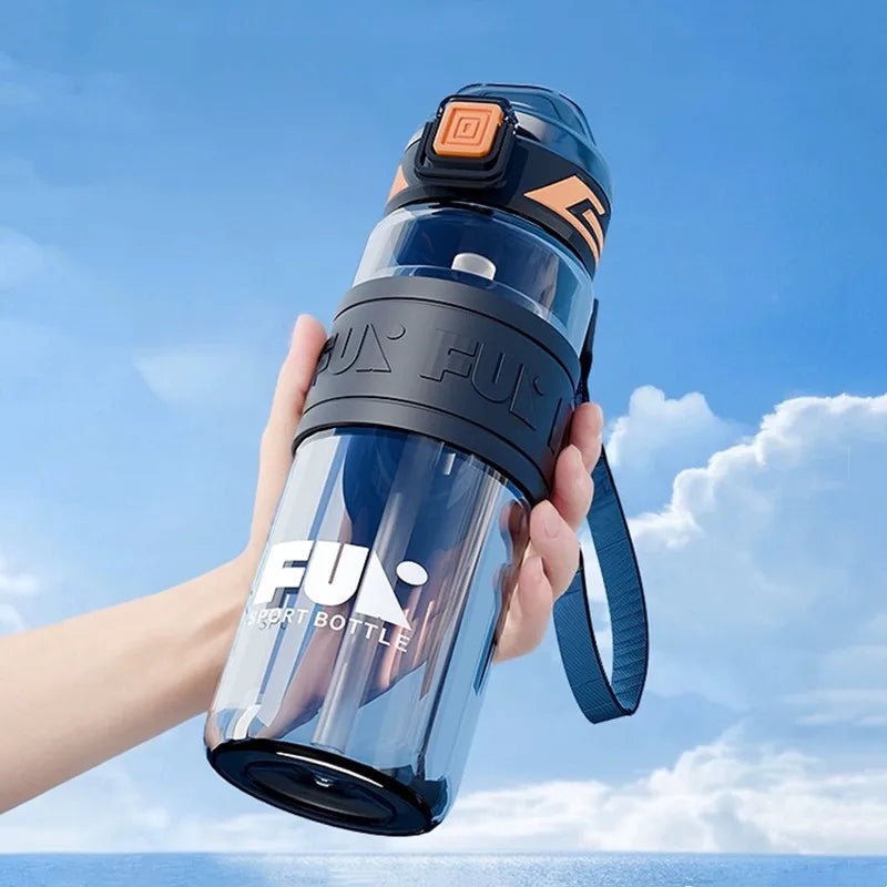 640ml/770ml High Quality Water Bottle Portable/ Durable Gym Fitness Tritan Material - GilloServ