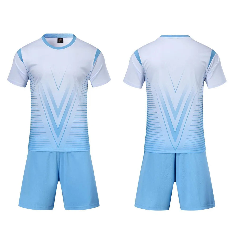 Adult Kids Football Jersey Men Soccer Uniform Kit Sports - GilloServ