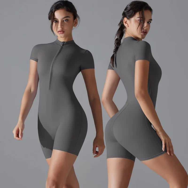 Breathable Quick Drying Exercise Set, One-piece Stand Up Yoga Sui - GilloServ