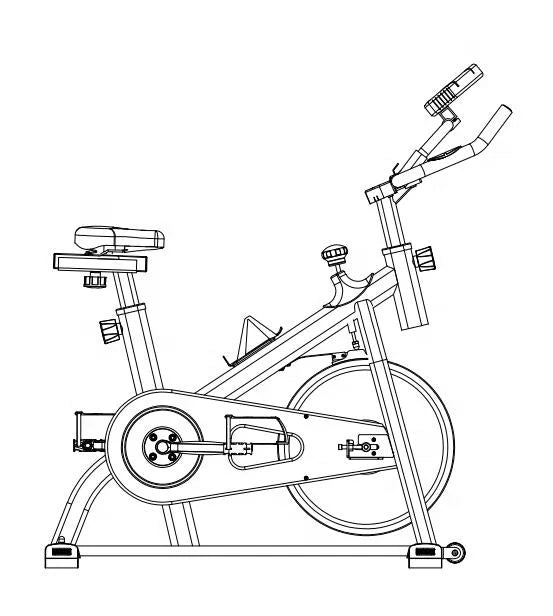 Digital Gym Equipment Supplier Spinning Bike for Gym