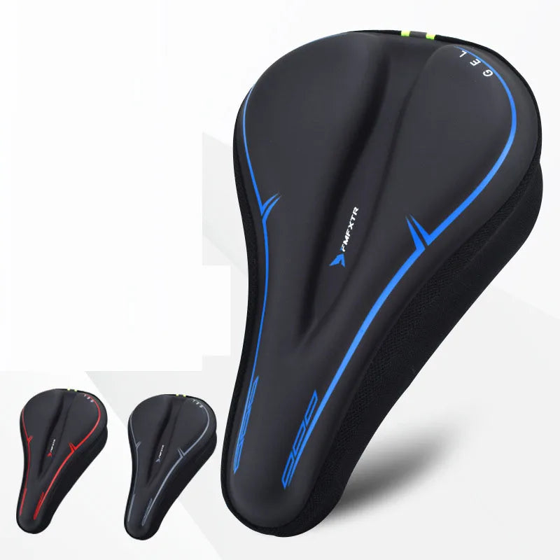 Bicycle Saddle Cover Memory Foam Soft Seat Cushion Mountain Bike Waterproof PU Leather Non-slip Seat Cover - GilloServ