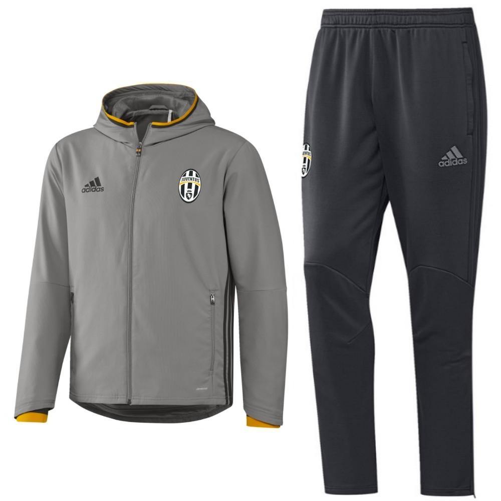 Juventus Grey Presentation Soccer Tracksuit