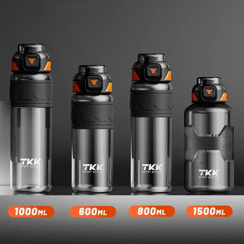 1000ml High Quality Water Bottle with Straw Portable Durable Tritan Material for Gym & Fitness Outdoor - GilloServ