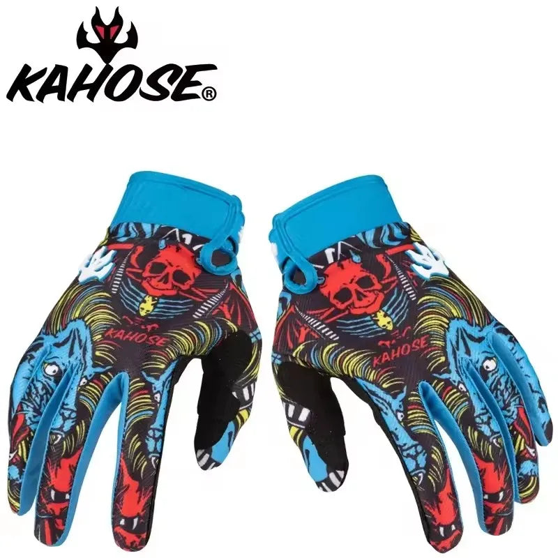 New Mtb Mountain Bicycle Motorcycle Racing Gloves MX Motocross Gloves Full Finger Cycling Gloves Bike Accessories A - GilloServ