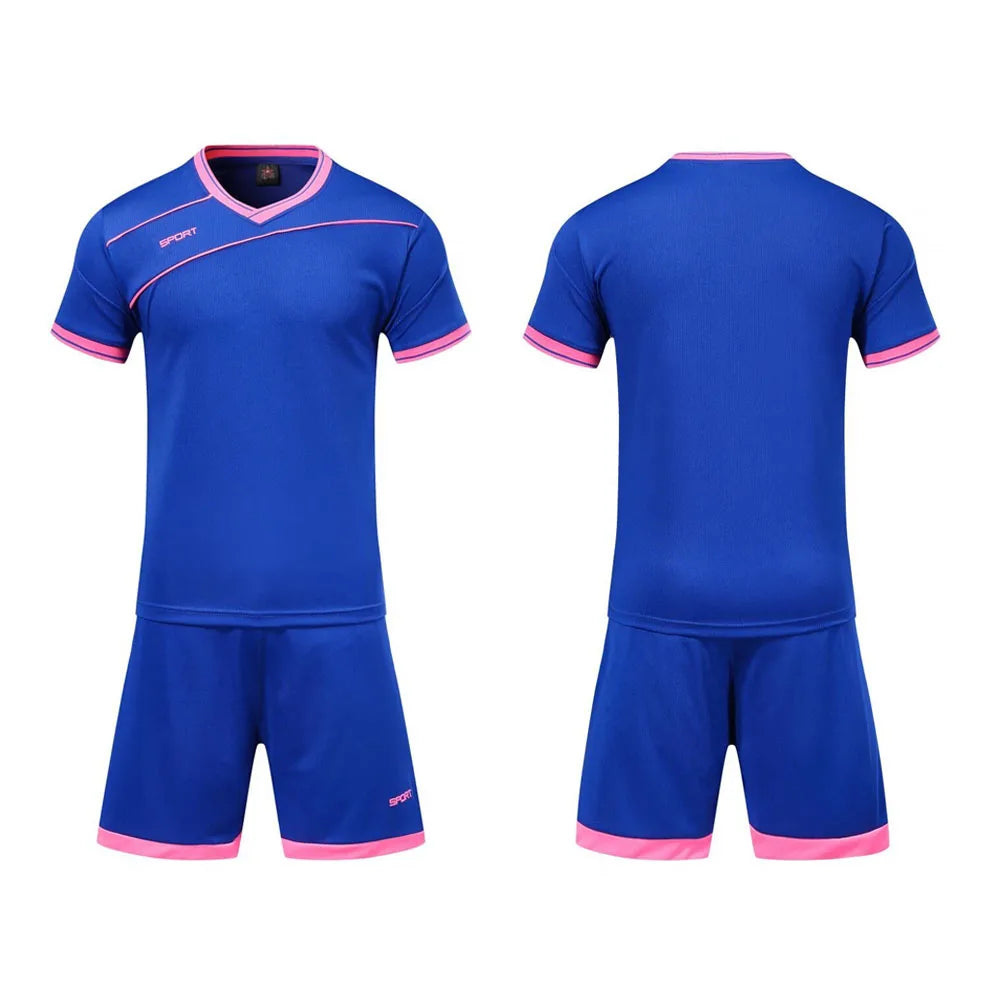 Adult Kids Football Jersey Men Soccer Uniform Kit Sports - GilloServ