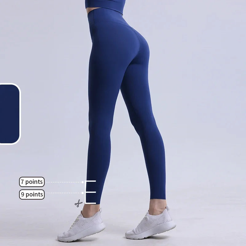 High Waist Naked feeling Nylon Gym Yoga Pants For Fitness - GilloServ