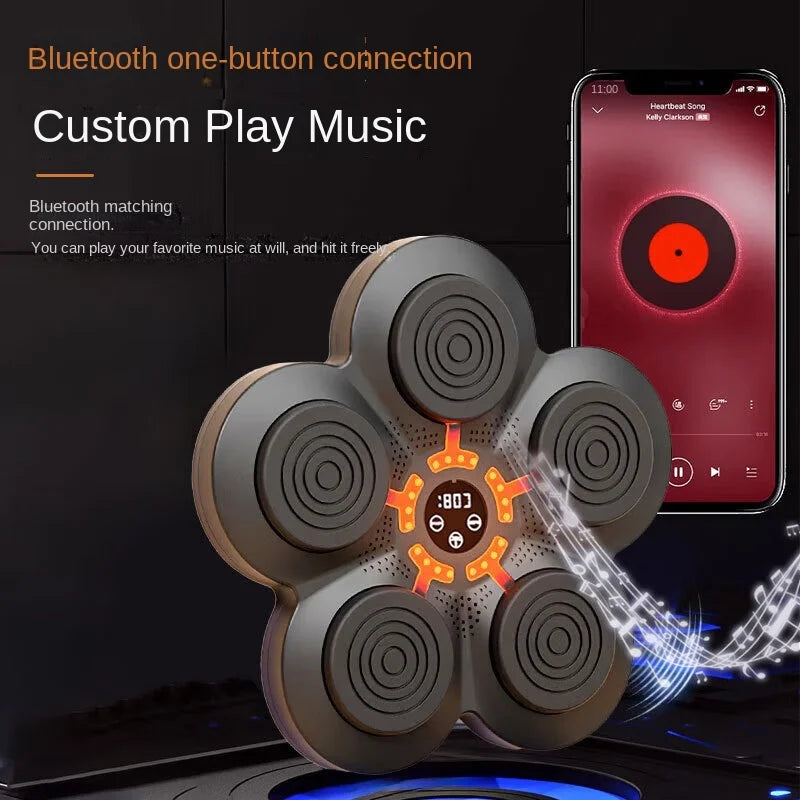 Music-Supported Boxing Training Machine Installation - Free Family Fitness Equipment for Adults and Children - GilloServ