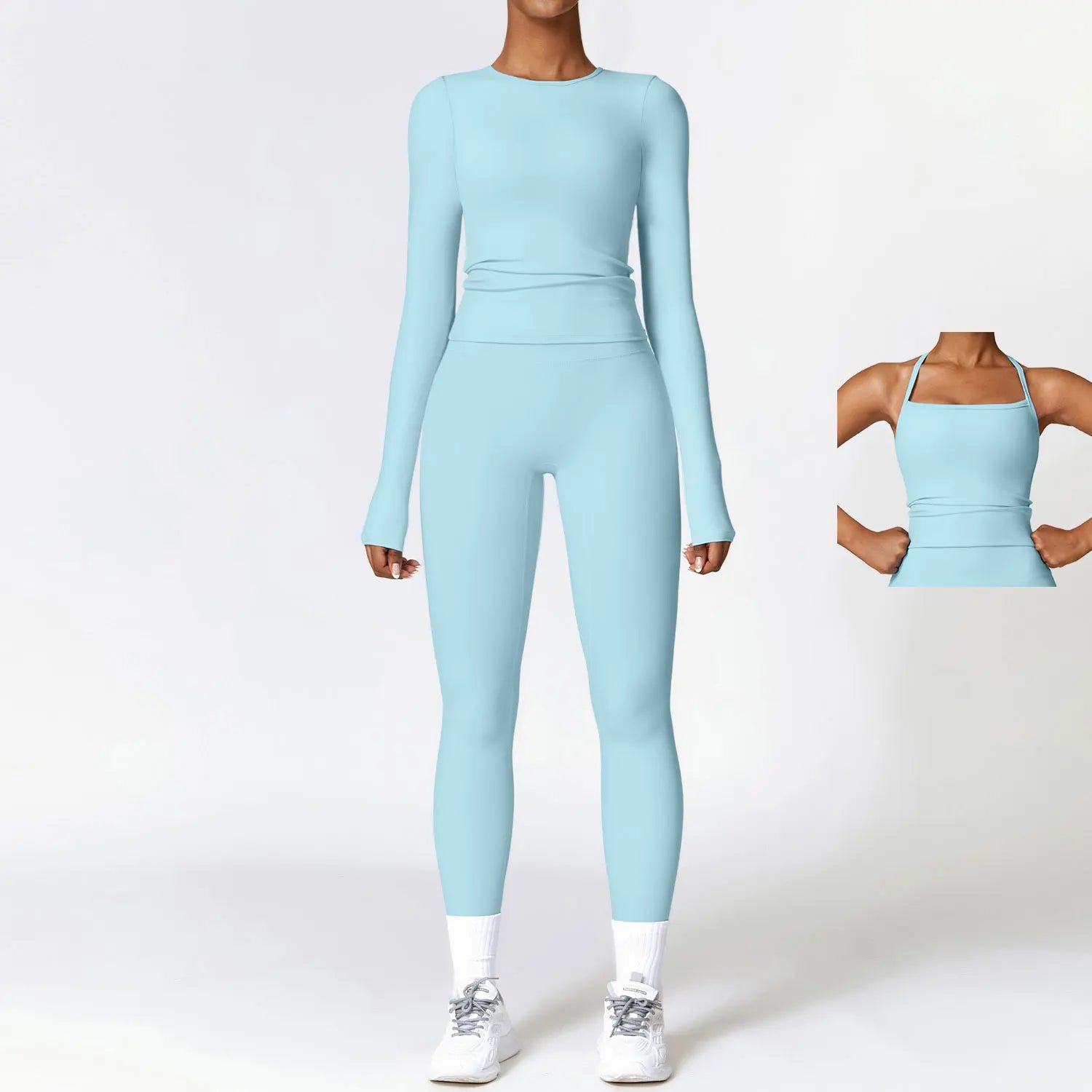 Best 2/3PCS Yoga Set Women Workout Set Seamless Sportswear Gym Clothing - GilloServ