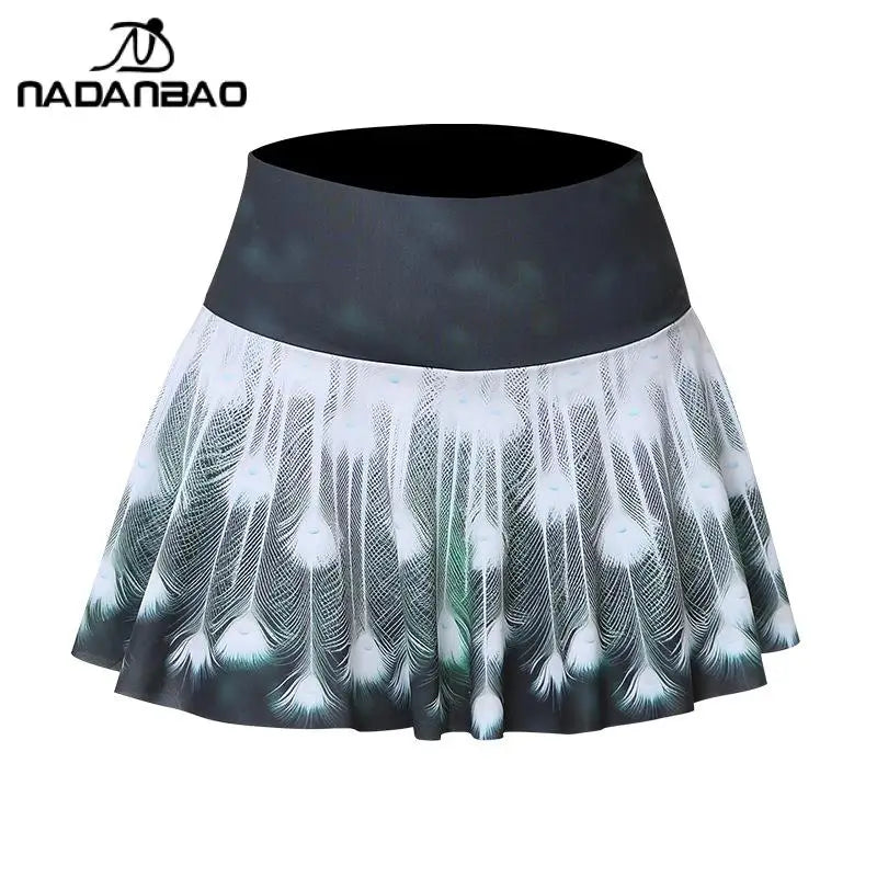 Floral Print Shorts Skirt Fashion High Waist Pleated Women sports - GilloServ