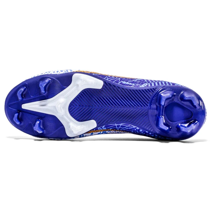 Best Quality Football Shoes//Three In One Set Men's Soccer// Shoes//Sock// Plastic Adult Shin Guard - GilloServ