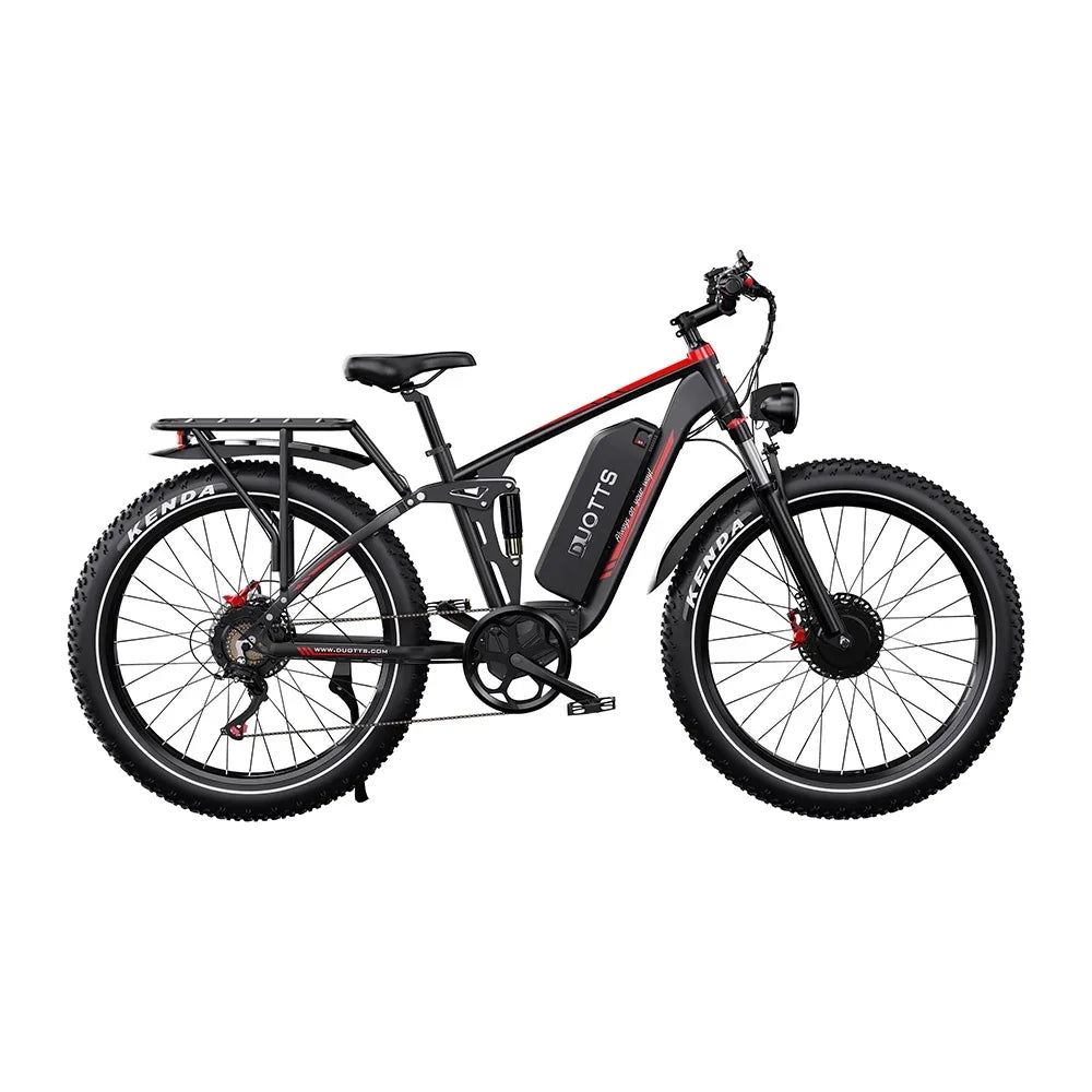 HOT SALE S26 Dual Suspension E-Mountain bike For Adult 48V 20Ah Battery Dual Motor 26 inch Fat Tire - GilloServ