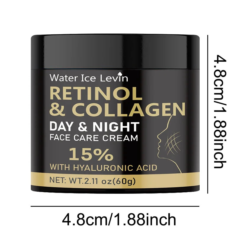 Retinol Cream, Retinol Collagen Cream, Vitamin C Moisturizer, Retinol Moisturizer, Suitable for Sensitive Facial Skin - GilloServ