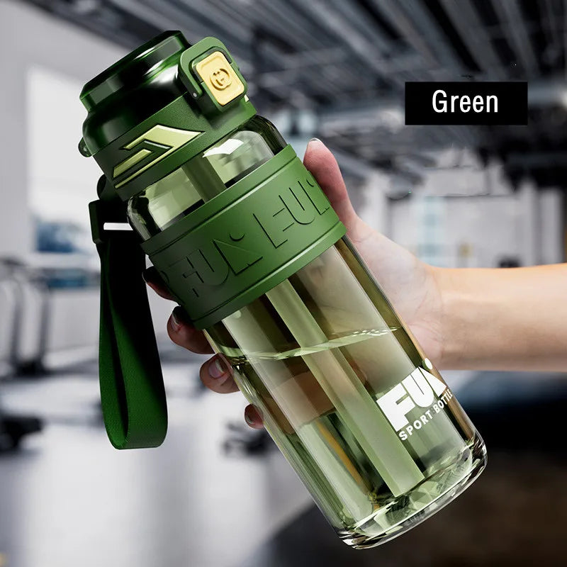 640ml/770ml High Quality Water Bottle Portable/ Durable Gym Fitness Tritan Material - GilloServ