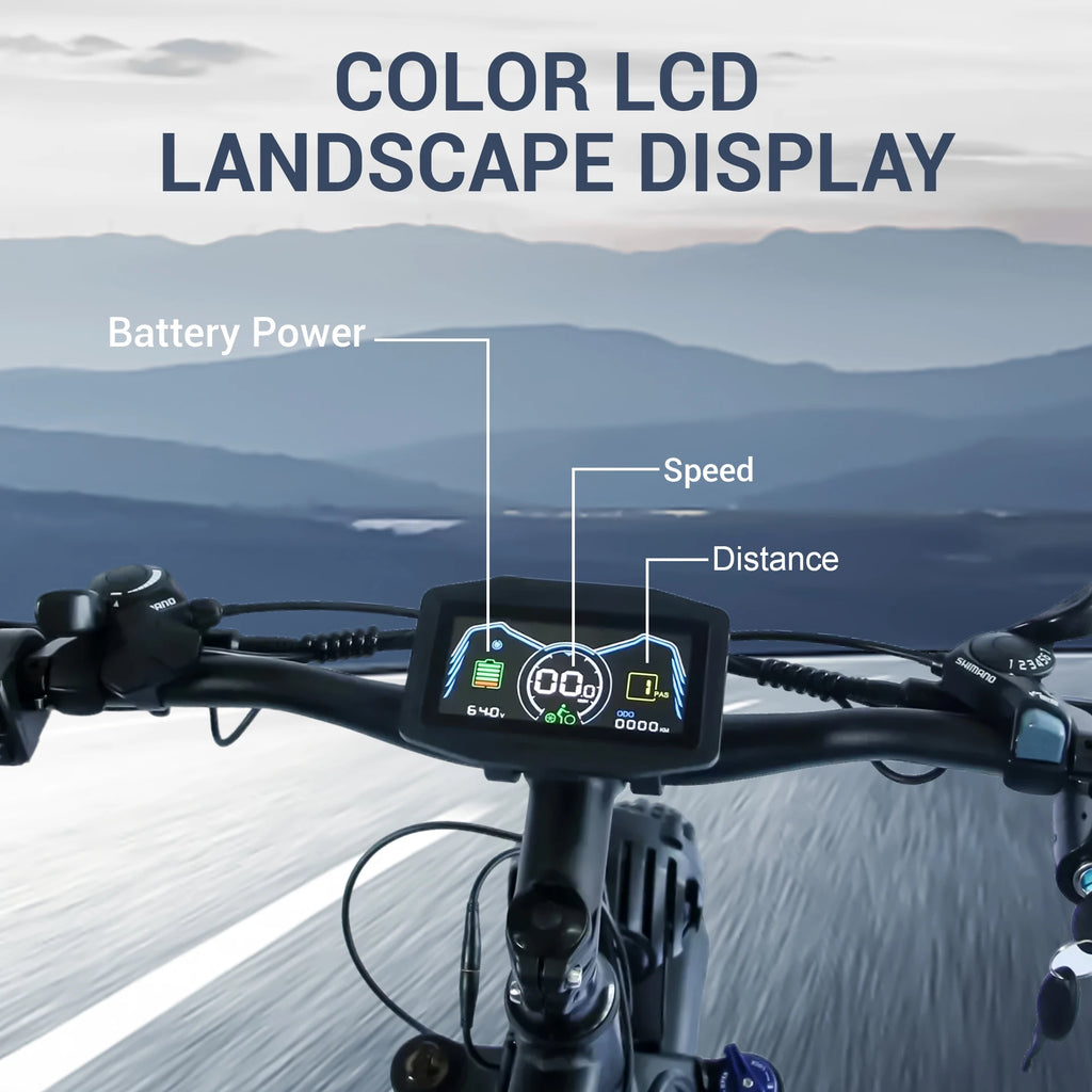 TS60 Electric Bicycle 1000W*2// 60V//25AH Battery A dult E-Bike Hydraulic Disc Brakes - GilloServ