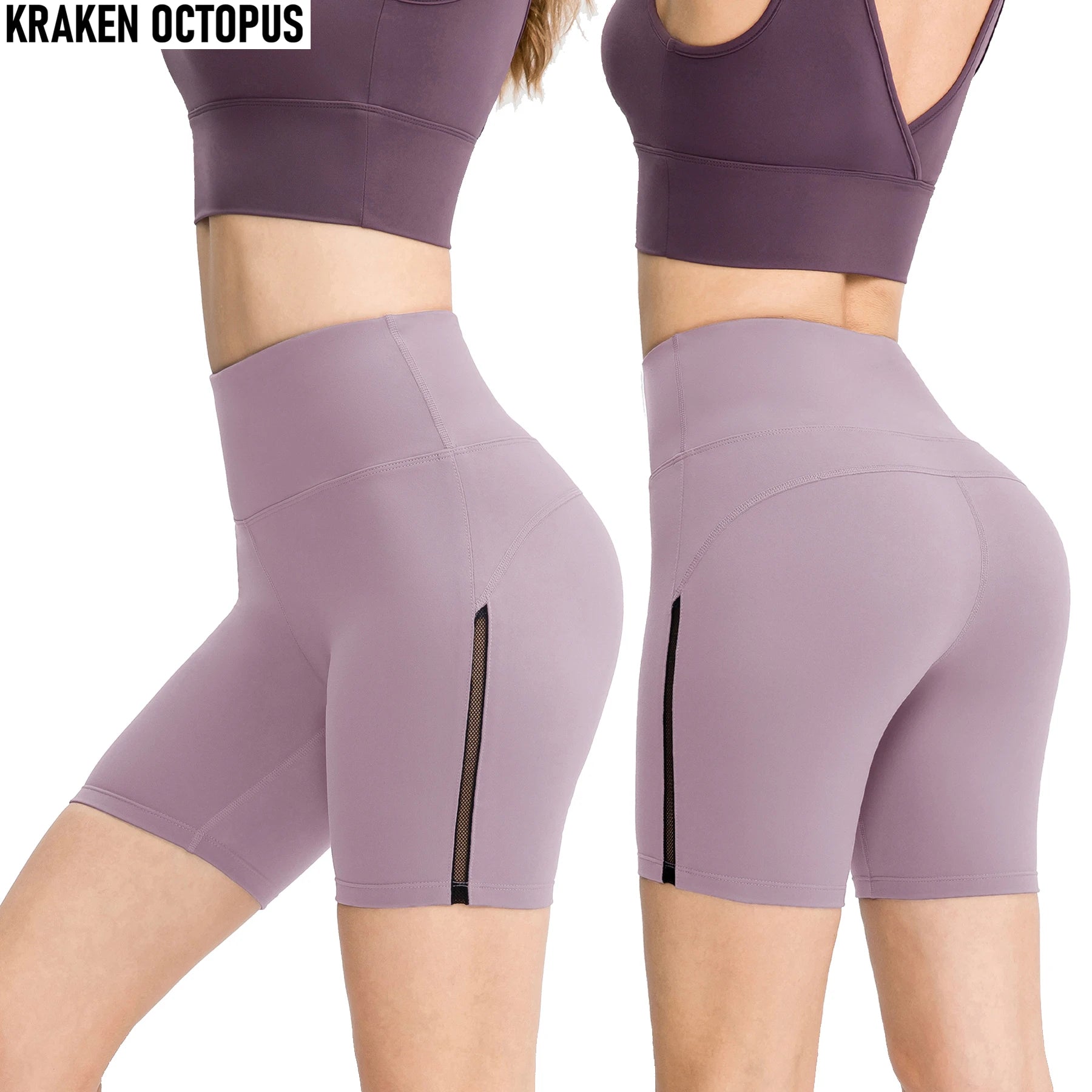 High Quality Sports Shorts Squat Proof High Waist Quality Soft Fitness Tight Gym Wear - GilloServ