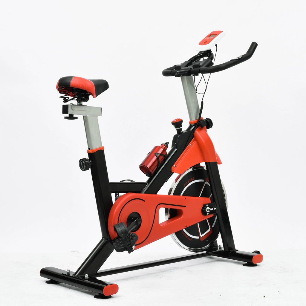 Exercise Bike Home Gym Static Bicycle Silent Belt Drive-Magnetic