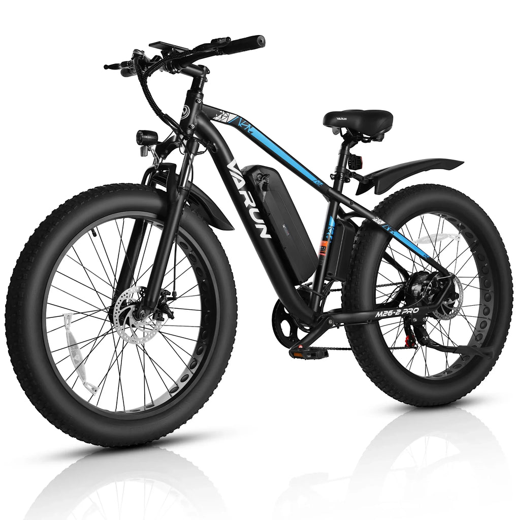 BEST PROF M26-2 Adult Electric Bicycle,250W Motor Electric bike, 8V 13AH Battery City E-bike, 26 Inch Fat Tire - GilloServ