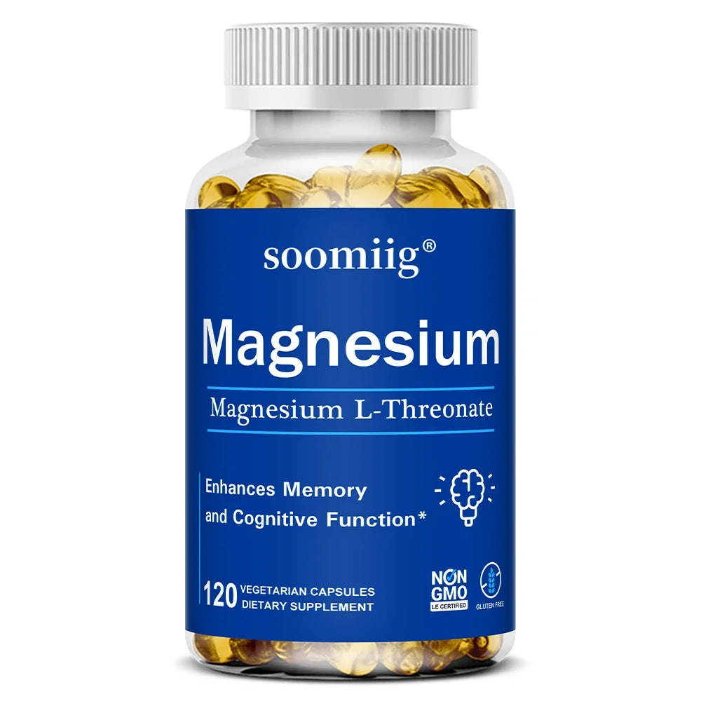 Magnesium L-Threonate Capsules – Promotes Brain Health, Memory,Enhances Memory and Cognitive Function - GilloServ