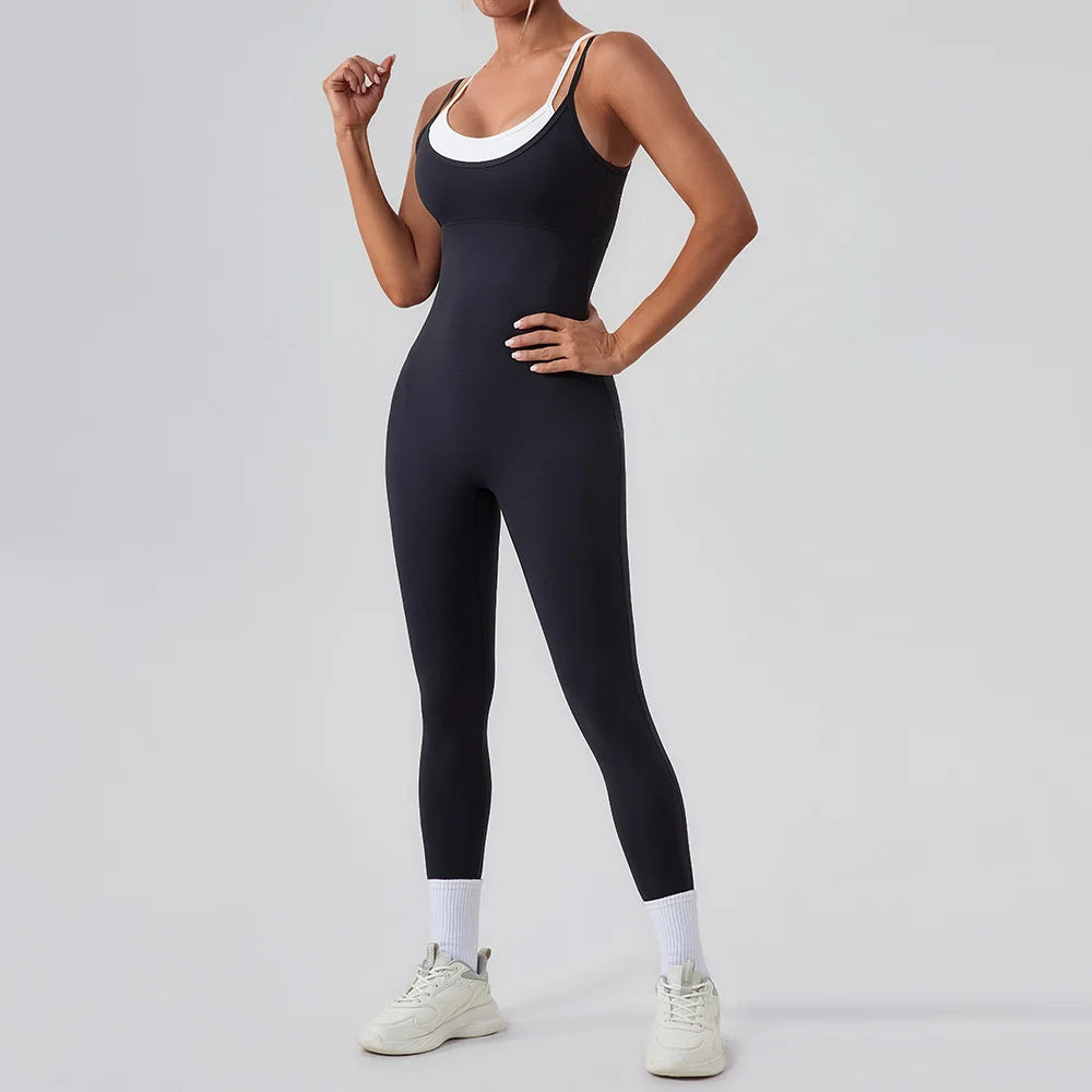 Women Clothes Yoga Set One Piece Jumpsuits Fitness - GilloServ