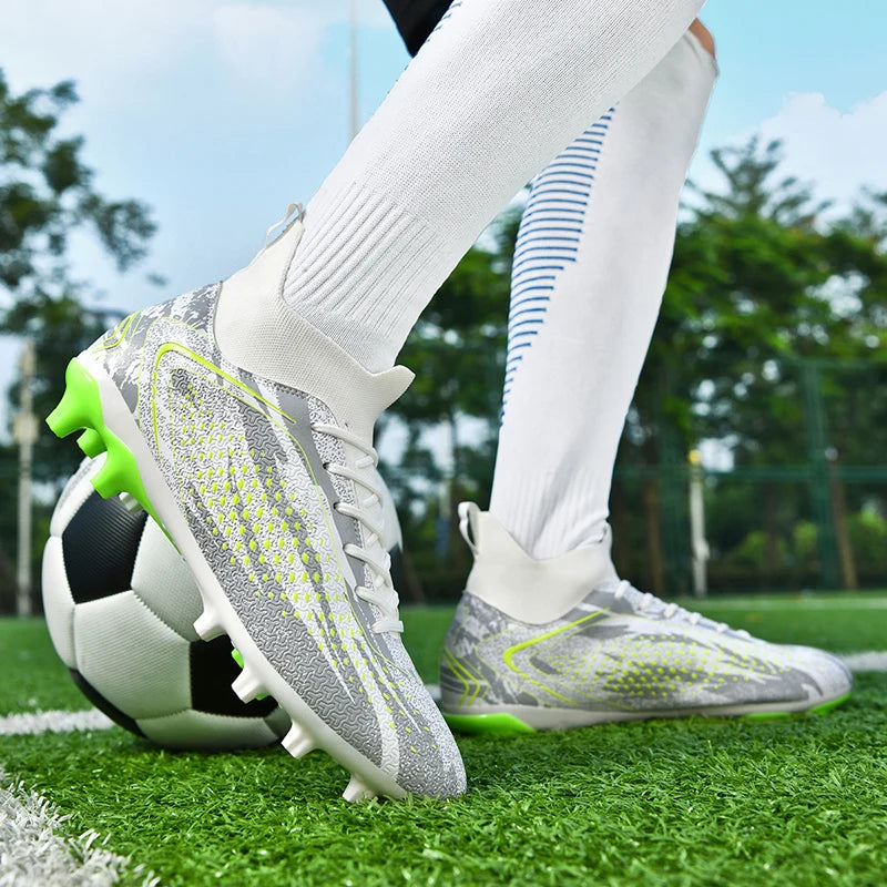 Professional Men Soccer Shoes Anti-Skid Male Football Boots Long Grass Field - GilloServ