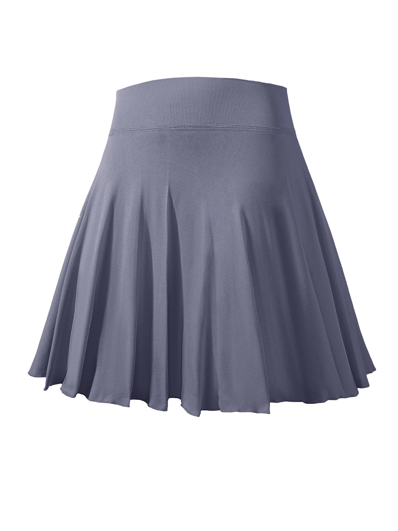 Ladies' solid-color yoga tennis skirt, pleated sports skirt, - GilloServ