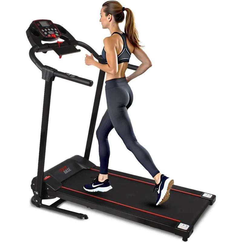 Electric Folding Treadmill Exercise Machine  Smart Compact Digital Fitness Treadmill - GilloServ