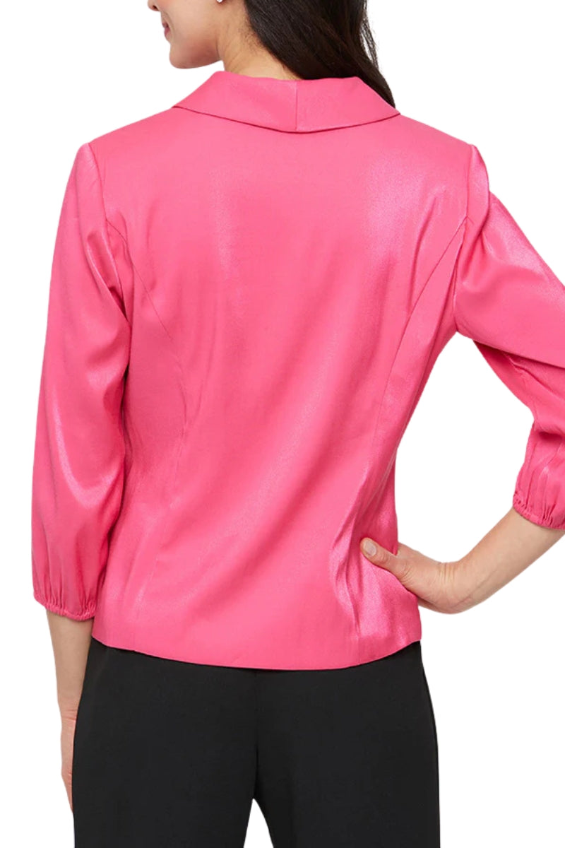 Evenings Tailored Shawl Collar V-Neckline