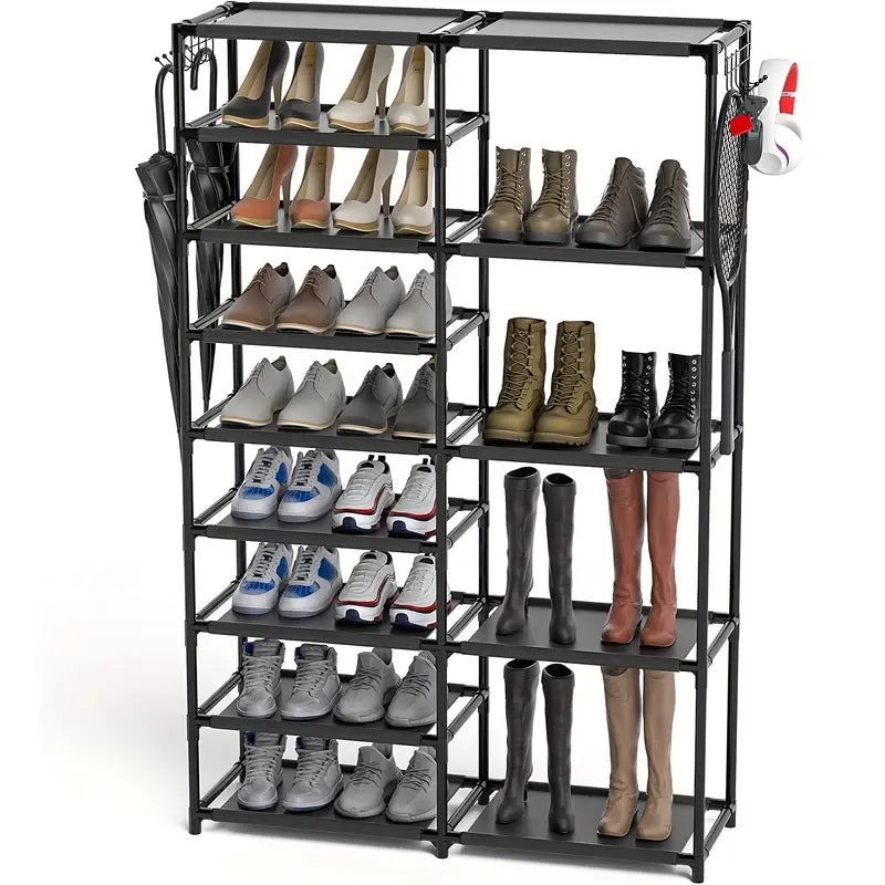 From sneakers to stilettos, this 9-tier Shoe Rack has room for all