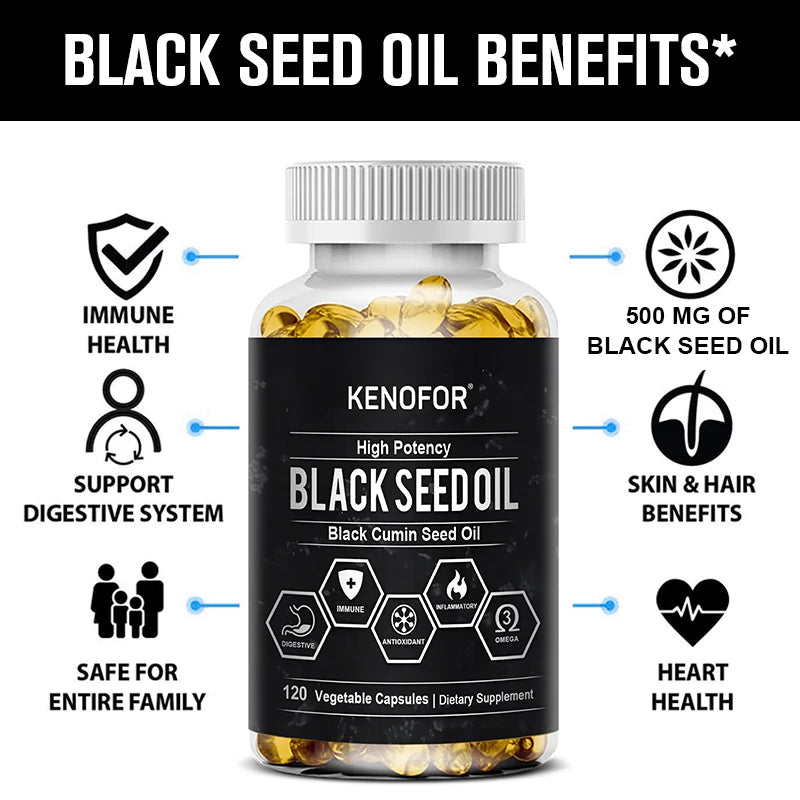 Black Cumin Seed Oil/Organic with antioxidant,anti-inflammatory digestive health properties