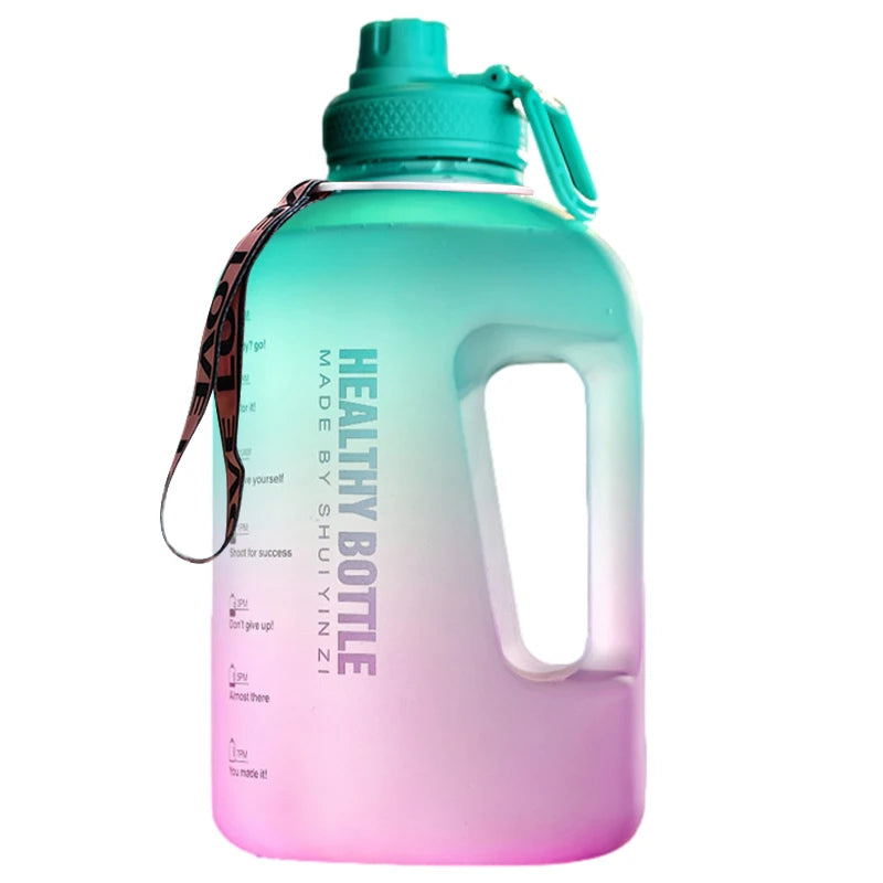 2.2Liters Large Capacity Cup//Fitness Gallon Straw Big Water Bottle