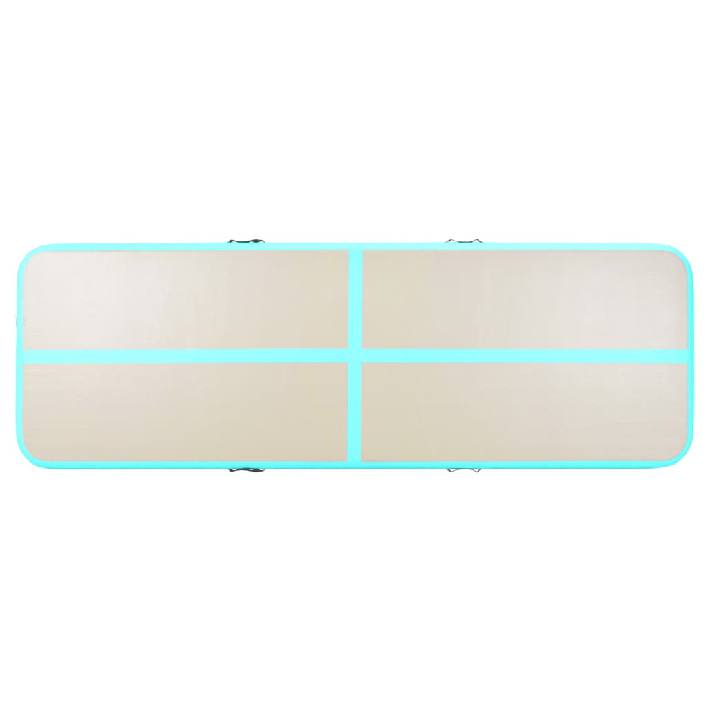 VidaXL Air Track Mat Gymnastics Air Mat with Pump Inflatable Training Mat PVC - GilloServ