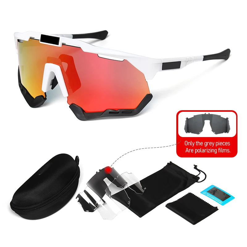 Polarized Cycling Glasses Mountain Bicycle Glasses Road Bike Cycling Eyewear Men Women Outdoor Sports Cycling Sunglasses - GilloServ