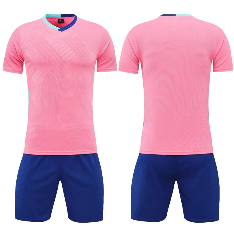 Blank Soccer Jersey Suit for Men/Kids