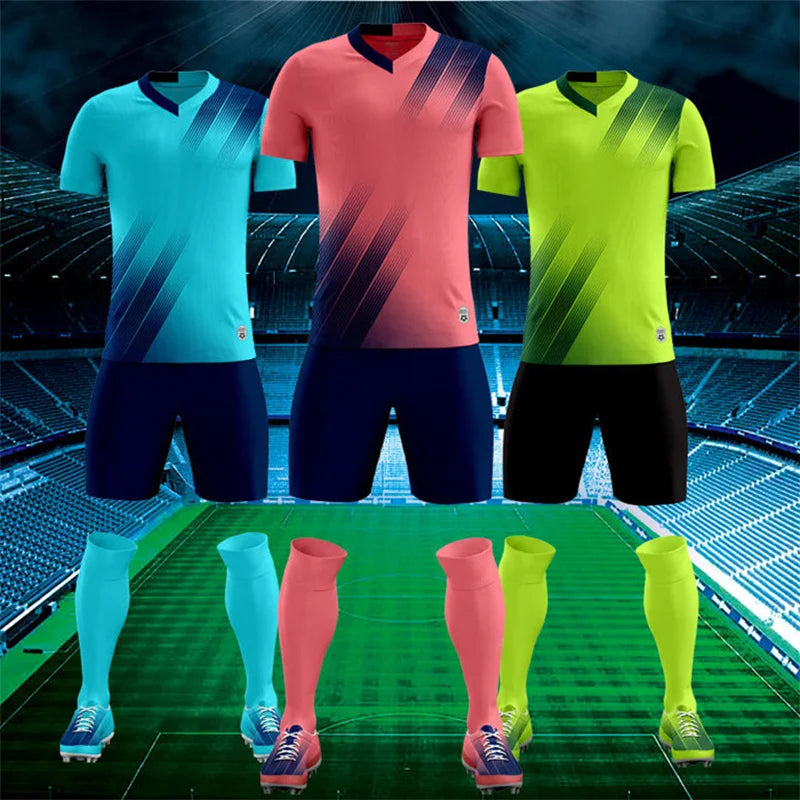 Kids Football Jerseys Suit Breathable Sport Short - GilloServ