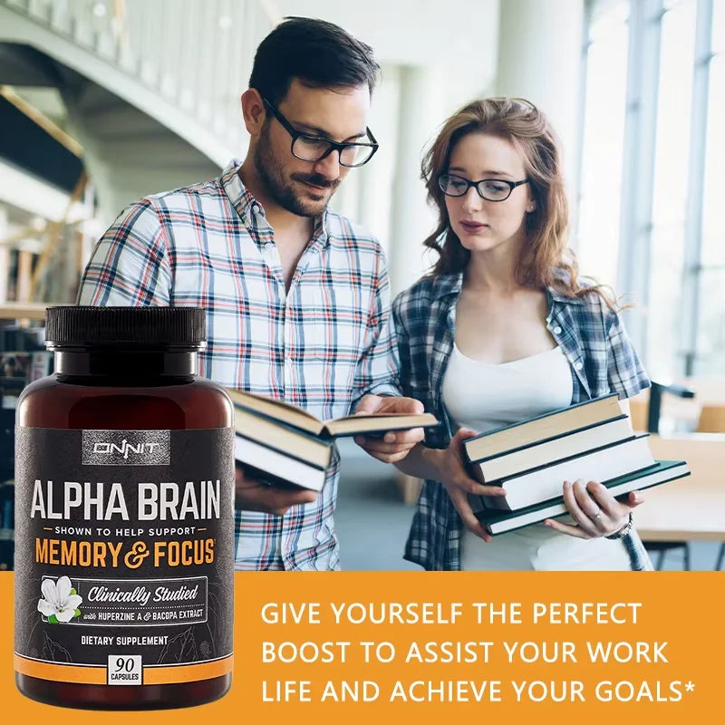 Brain Health Supplement Capsules - Supports Memory Concentration And Cognitive Processing - GilloServ