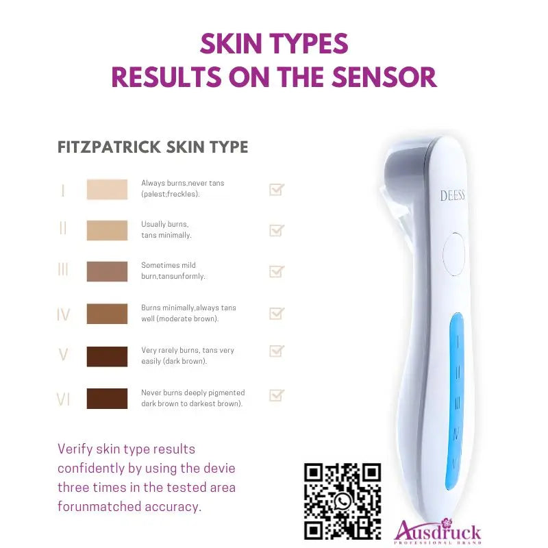 Best Skin Tone Analyzer Device//Portable Complexion Detector for Beauty - GilloServ
